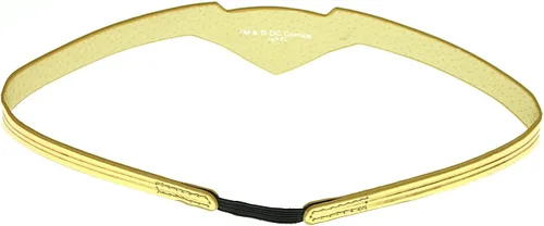 Vista 2 de DC Comics Wonder Woman - Tiara dorada para niñas jóvenes disfraz de superhéroe para cosplay