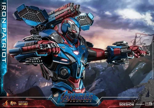 Vista 7 de Obra maestra de la película DIECAST Avengers: End Game, figura a escala 1/6, Iron Patriot
