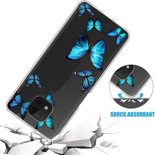 Vista 7 de Funda de teléfono para Moto G Power 2021 (no compatible con la versión 2020), Motolora G Power, funda protectora transparente de TPU