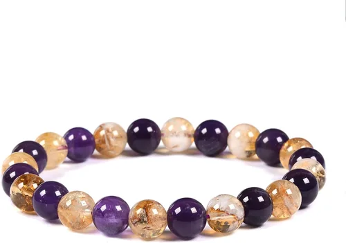 Vista 47 de Justinstones Gem - Pulsera elástica de cuentas redondas de piedras semipreciosas de 8 mm, unisex, de 17.78 cm Turmalina negra de grado A