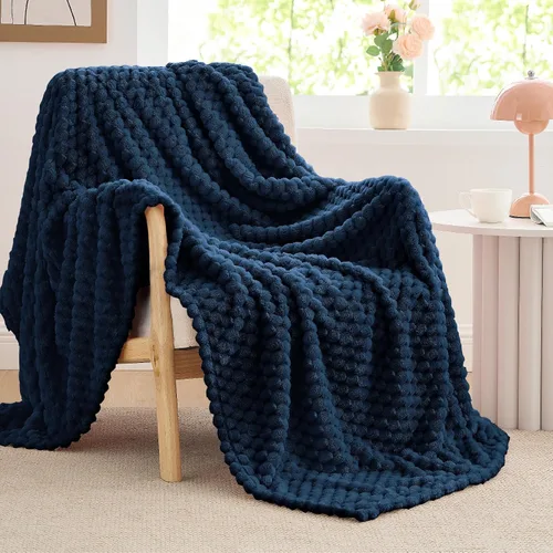 Vista 114 de BEDELITE Manta de forro polar para sofá y cama, manta decorativa de jacquard 3D de almendra, súper suave y acogedora, manta mullida cálida adecuada