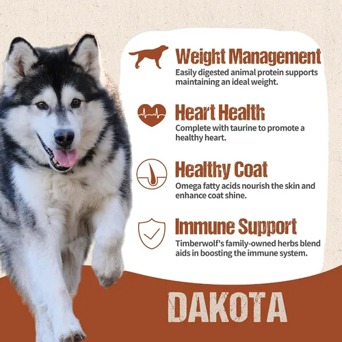 Vista 6 de Timberwolf Dakota Buffalo Recipe Alimento para perros 4 libras