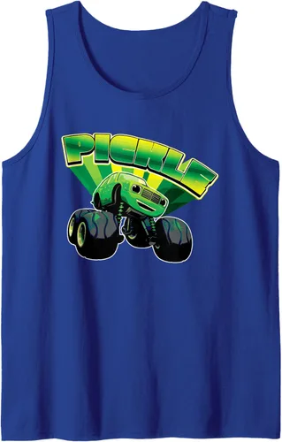 Vista 9 de Blaze and the Monster Machines Camiseta sin mangas Pickle Badge, Negro