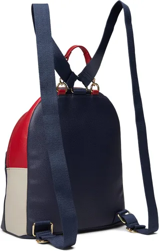 Vista 2 de Tommy Hilfiger Antonella II - Mochila pequeña de PVC azul marinorojopiedra, talla única, Azul marinorojopiedra, Antonella Ii-pequeña