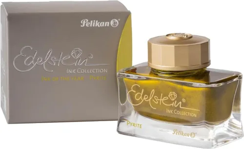 Vista 6 de Pelikan Tinta para botellas Edelstein 1.7 fl oz (2026 Edición Limitada Pirita)