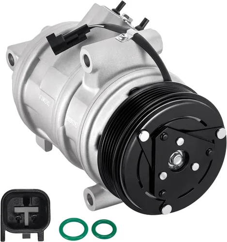 Vista 39 de BDFHYK Compresor de aire acondicionado con embrague compatible con Ford F-250 F-350 Super Duty 6.2L 2017-2019, F-450 F-550 Super Duty 6.8L