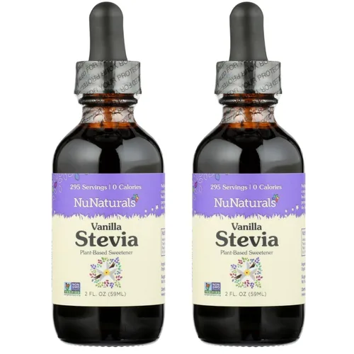 Vista 10 de Edulcorantes NuNaturals saborizados con Estevia, LSTEVAN-2, 2 onzas, 1, 1