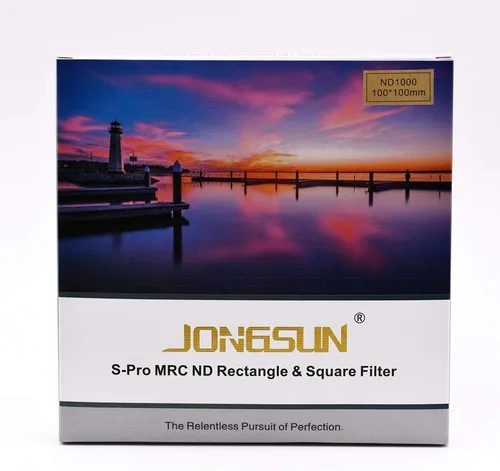 Vista 5 de JONGSUN Filtro ND cuadrado de 3.937 x 3.937 in, filtro de lente S-PRO gris de densidad neutra ND1000, Ultra delgado HD de 18 capas Nano multicapa