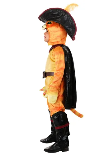 Vista 3 de Disfraz de Shrek Puss in Boots para Niños Pequeños Multicolor
