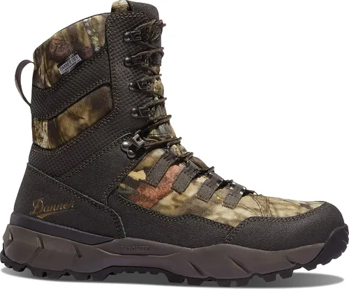 Vista 3 de Danner Vital - Botas de caza impermeables de 8 pulgadas para hombres aisladas con 14.14 onzas Thinsulate Ultra, cuero y textil superior, plantilla