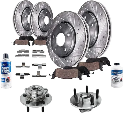 Vista 71 de Detroit Axle - Rotores de freno traseros para Toyota GR Supra BMW 230i 330e 330i 430i 530i 530i 530e 540d 540i xDrive X3 X4 Z4, rotores de freno