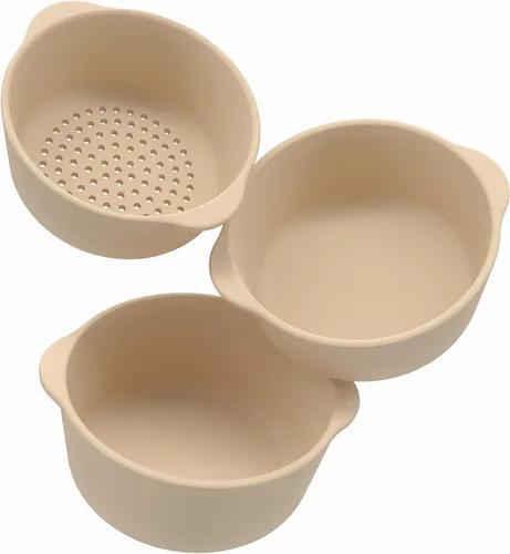 Vista 8 de Inspire My Play - 3 cuencos y tamiz anidables - Perfecto para bandeja de juegos sensoriales - Accesorios para contenedores sensoriales - Suministros