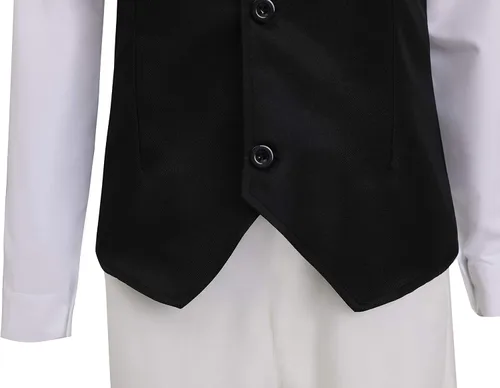 Vista 6 de Disfraz de cosplay de abrigo largo marrón para mujer de anime
