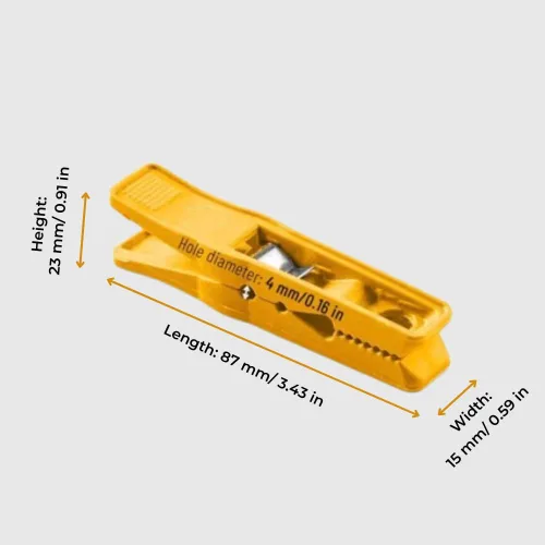 Vista 2 de Plasti-Flex Alfileres de ropa – Alfileres de ropa de plástico resistente – Pinzas para colgar ropa, secar, recortar – Clips de lavandería para secar