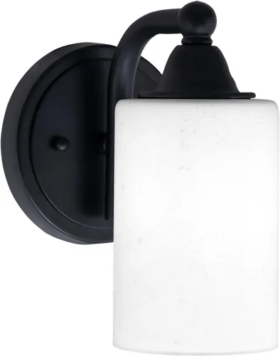 Vista 51 de Toltec Lighting Paramount - Aplique de pared de 1 luz, lámpara de pared para interiores, regulable, compatible con LED de base media, acabado