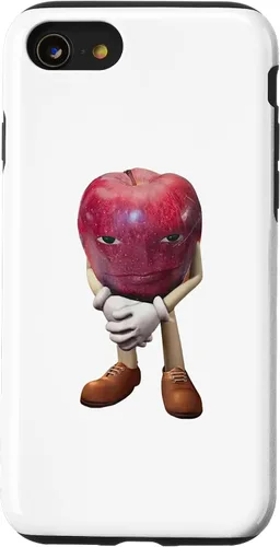 Vista 13 de Carcasa para iPhone 15 Me Asf Apple Funny Apple Face Meme Wapple