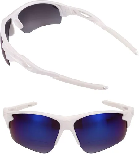 Vista 16 de Mass Vision 2 pares de lentes de sol deportivos de precisión 'The Athlete', ligeros, bifocales, unisex, con protección UV400