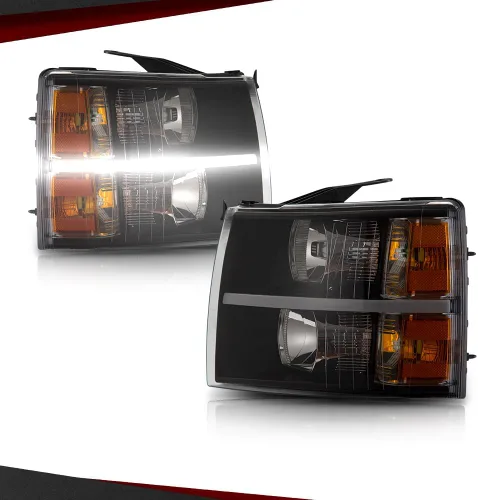 Vista 35 de CHEDA Conjunto de Faros Delanteros Faro Compatible con GMC Canyon/Chevy Colorado 2004-2012 Conjunto de Faros Luces de Parachoques