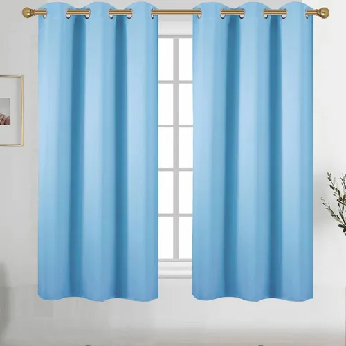 Vista 49 de Diraysid Cortinas opacas beige con ojales para dormitorio, con aislamiento térmico, cortinas de oscurecimiento de habitación, 38 x 54 pulgadas, 2