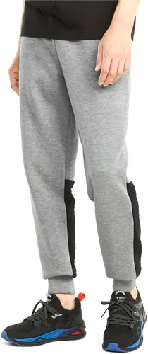 Vista 5 de PUMA Pantalones deportivos deportivos para hombre BMW M Motorsport con cierre ajustable Marina-azul estampado-rojo High Risk