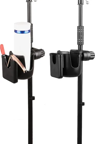 Vista 7 de Mr.Power Soporte para micrófono con soporte para teléfono, soporte universal 2 en 1 para soporte de música, pluma