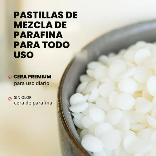 Vista 2 de Blended Waxes, Inc. Cera de parafina multiusos para hacer velas, pastillas a granel fáciles de usar, ideal para lubricar, impermeabilizar, enlatar