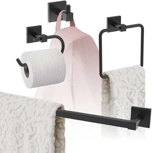 Vista 9 de Amerock Níquel cepillado Appoint 5 piezas Juego de accesorios de baño