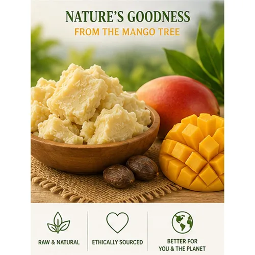 Vista 2 de Mary Tylor Naturals Mantequilla de mango 1 libra, prensada en frío, sin refinar, mantequilla de mango pura cruda