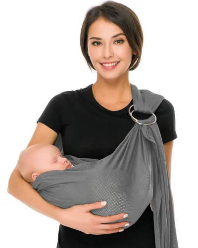 Vista 11 de CUBY Transportador de agua para bebé, ligero y transpirable, de malla transpirable, con anillo ajustable, de secado rápido, portabebés para recién