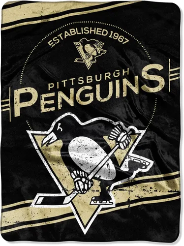Vista 7 de Manta Raschel de felpa con licencia oficial de la NHL "Stamp", multicolor, 60 x 80 pulgadas