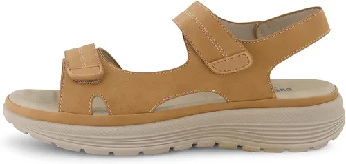 Vista 2 de CUSHIONAIRE Sandalia Magee para mujer con plantilla cómoda para exteriores con correa ajustable y espuma viscoelástica, anchos disponibles