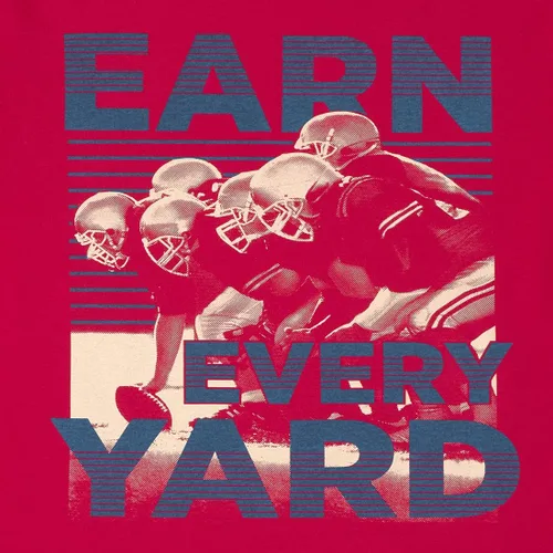 Vista 3 de The Children's Place Camiseta gráfica de manga corta para niño 'Earn Every Yard' y 'Home Turf' para niño 2
