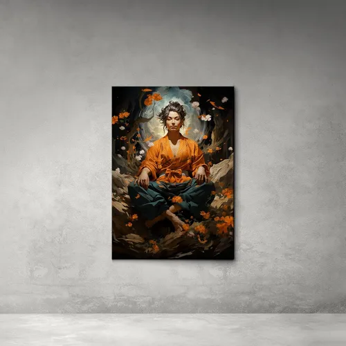 Vista 3 de Yoga Wall Decor, Yoga Wall Art, Buda Canvas Art, Buda Decor, Buda Canvas Print, Luxury Framed Wall Decor, Canvas, Art Decor