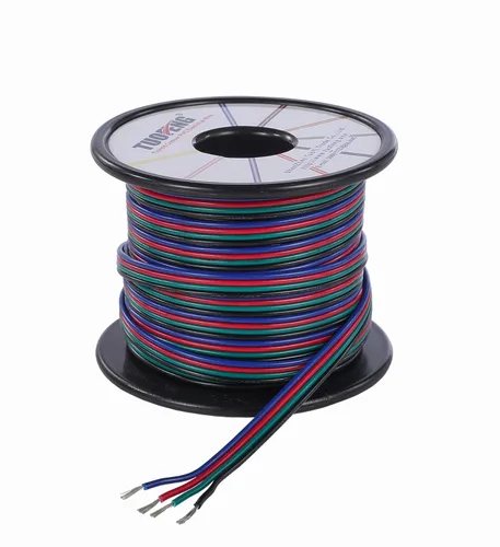 Vista 12 de TUOFENG Cable eléctrico de silicona de 22 AWG de 30 pies [15 pies negro y 15 pies rojo] 2 conductores de alambre paralelo cables de cobre estañado