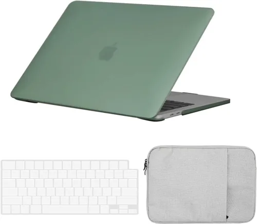 Vista 17 de Carcasa para laptop compatible con MacBook Air 2024-2023 de 15 pulgadas modelo A3114 A2941 con chip M3/M2 y pantalla de retina líquida, funda