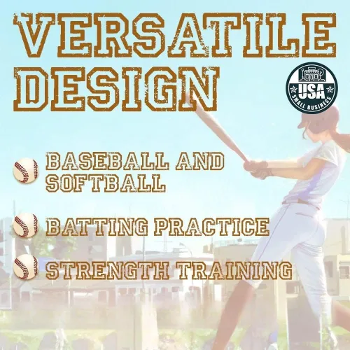 Vista 3 de KOTIONOK Bate de Béisbol de Madera Maciza de Haya Genuina - 27" 29" 31" Bate de Tball, Entrenamiento con Pesas, Juegos Casuales - Diseño Clásico