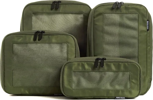 Vista 10 de Aerotrunk Cubos de embalaje de compresión para viajes, paquete de 2, beige