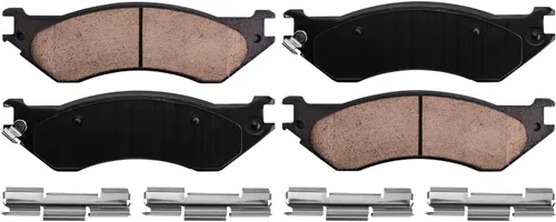 Vista 6 de Detroit Axle - Pastillas de freno para Dodge Ram 2500 3500 2003-2008, Ram 4000 2005-2008, 2004 2006 2007 Pastillas de freno de cerámica delanteras