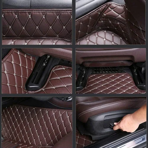 Vista 5 de Tapetes personalizados para automóvil, para todo tipo de clima, para el 99 % de los sedán, camiones, cupés, hatchback, para hombres y mujeres, juego