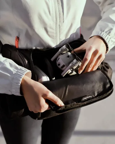 Vista 6 de Cangurera multiusos para cámara cruzada en la cintura, para hombres y mujeres, el accesorio definitivo para fotógrafos, viajeros, excursionistas