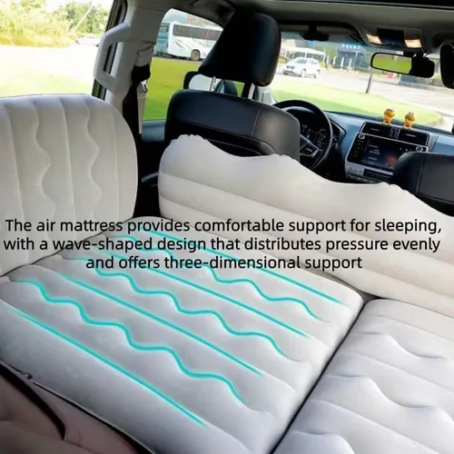 Vista 5 de Car Air Mattress for Honda Element 2003-2011, Mattress for Outdoor Camping and Road Trips, Inflatable Camping Mattress for the Back Seat, Foldable