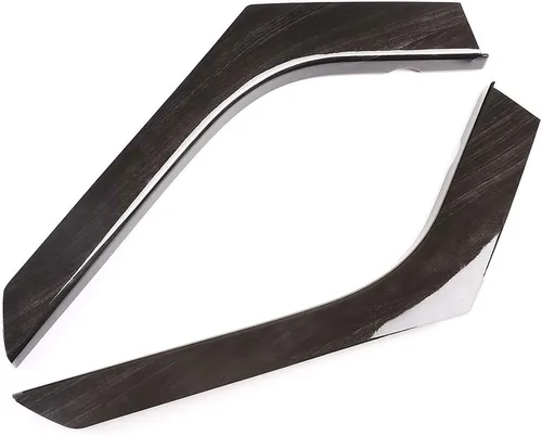 Vista 3 de Tiras de decoración lateral de consola central de ABS para Land Rover Range Rover Evoque 2012-2019, accesorios de automóvil (grano de madera negro)