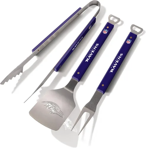 Vista 18 de YouTheFan NFL Spirit Series - Juego de barbacoa de 3 piezas