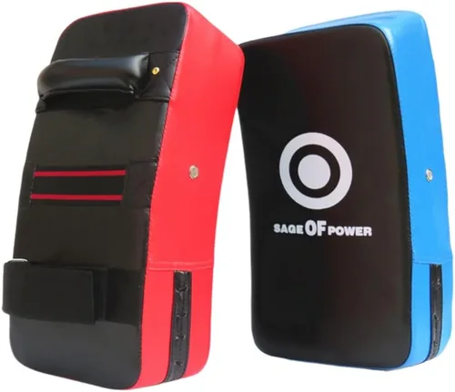 Vista 6 de Ochine Almohadillas de boxeo para patadas – Target, Hand, Thai, Karate, Kickboxing Training Pads para hombres y mujeres