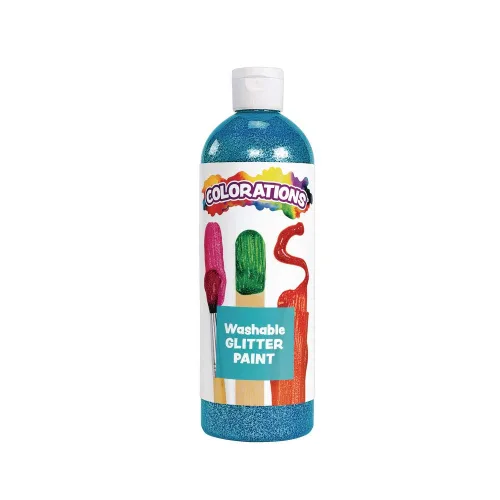 Vista 15 de Colorations Pinturas con purpurina lavables sin parabenos para niños, juego de 11, 16 onzas cada una, no tóxicas y fabricadas en los Estados Unidos.