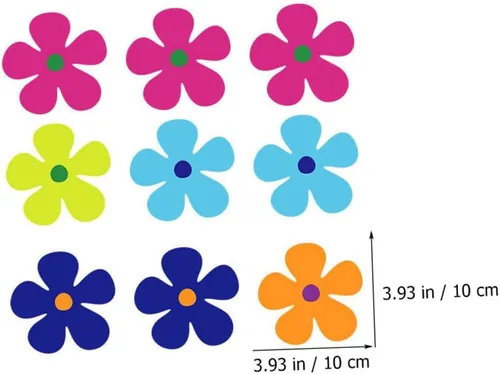 Vista 2 de TEHAUX 24pcs imanes de nevera divertidos imanes de flores de coche pegatinas decorativas para refrigerador para el hogar