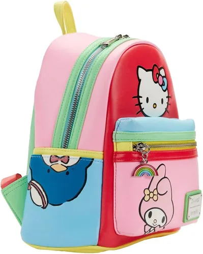 Vista 5 de Loungefly Sanrio Hello Kitty and Friends - Bolso de hombro con doble correa para mujer Multi