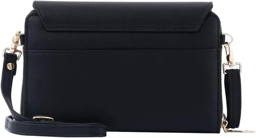 Vista 3 de EVVE Bolso bandolera pequeño para mujer, cartera para teléfono celular con múltiples ranuras para tarjetas