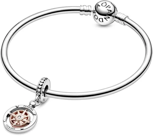 Vista 5 de PANDORA 2020 - Brújula con cuentas de diamante PANDORA de 0,01 ct TW hvs 788590C01
