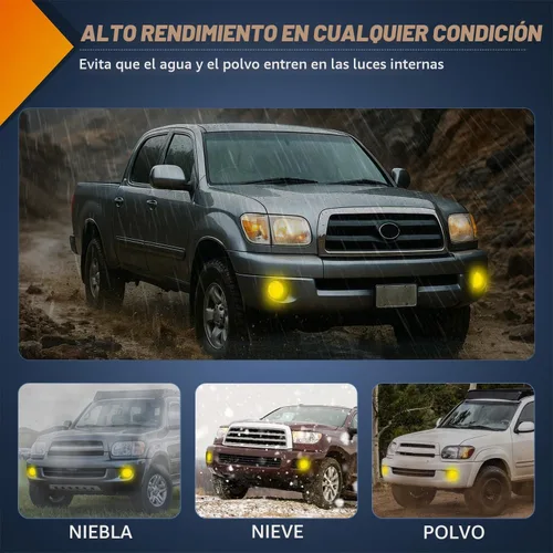 Vista 8 de Nilight Conjunto de luces antiniebla Compatible con 2001 2002 2003 2004 2005 2006 2007 Toyota Sequoia 2000-2006 Tundra